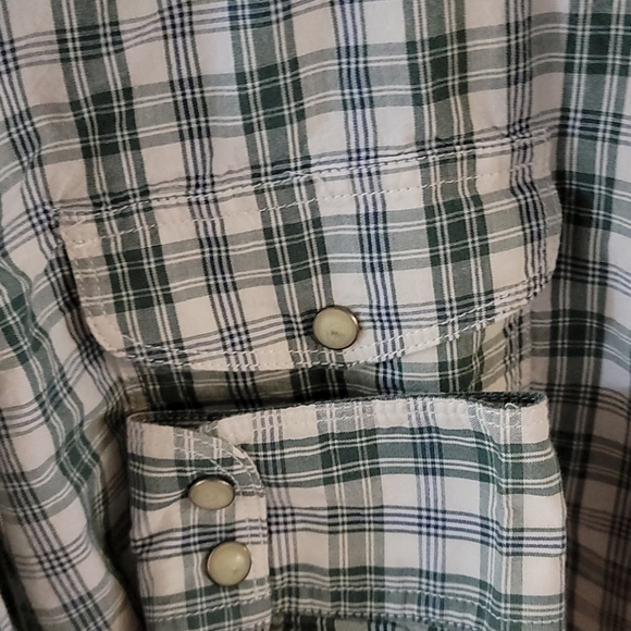 Lucky Brand Sz M Button Down shirt 100% cotton - Picture 4 of 7